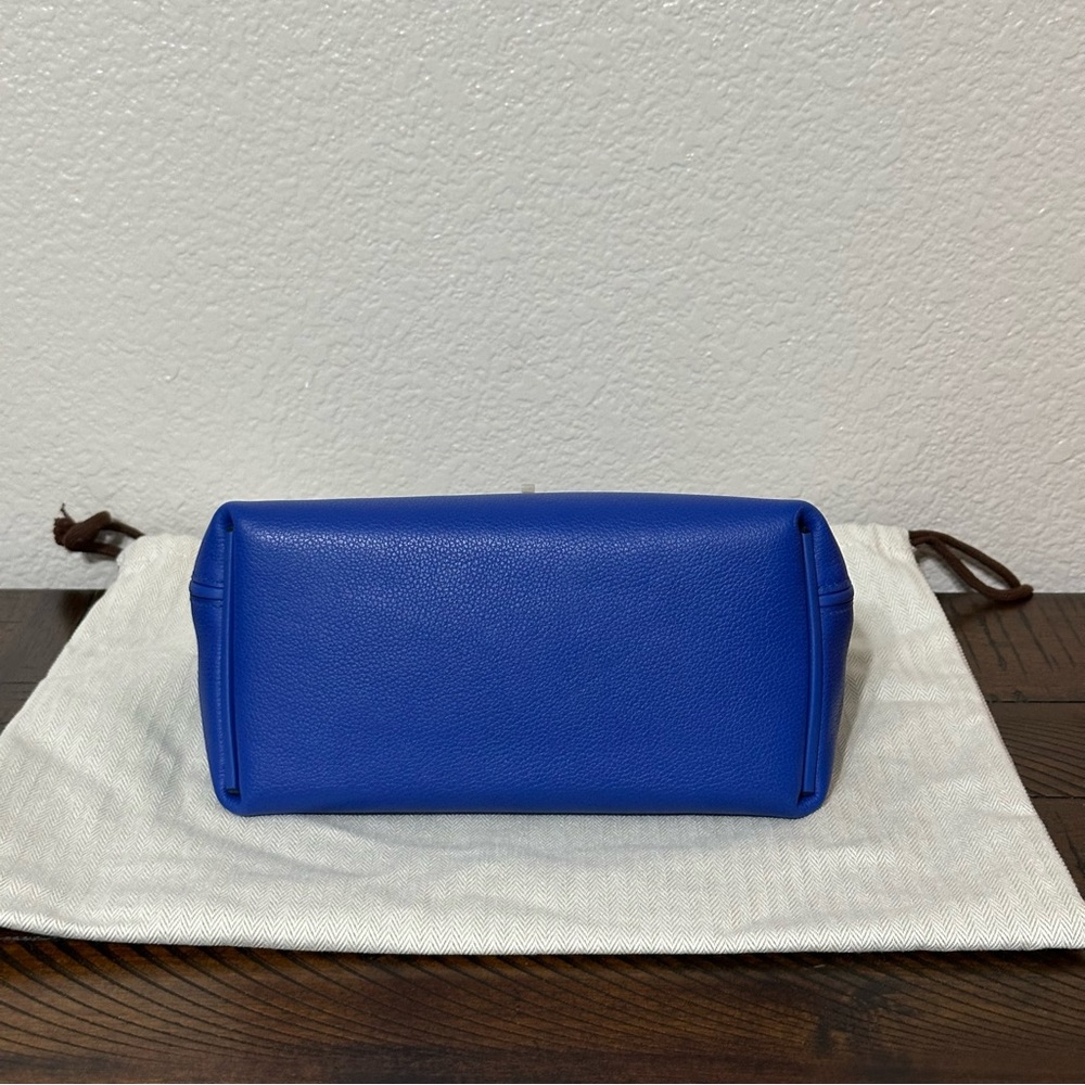 Hermes 24/24 Mini 21 Blue Royal Palladium Hardware U Stamp 2022 Retail $10,600 - Picture 8 of 17